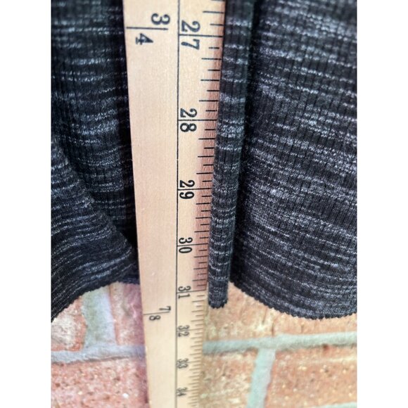 We The Free Stone Cold Split Back Turtleneck Tunic Top Gray Long Sleeve - Picture 8 of 12